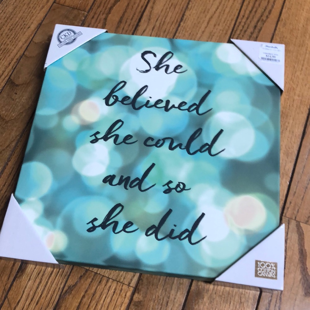 She believe she could and so she did, walk sign